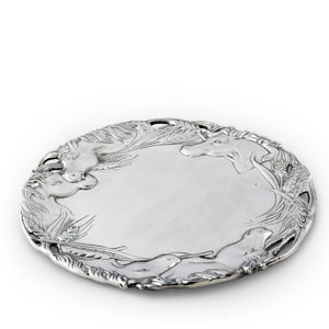 Arthur Court Equestrian Horse Round Tray 12