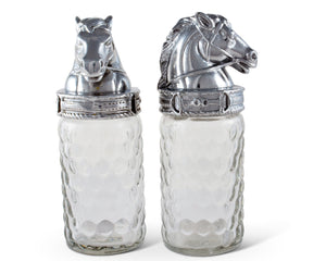 Arthur Court Equestrian Horse Salt and Pepper Set