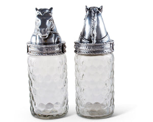 Arthur Court Equestrian Horse Salt and Pepper Set