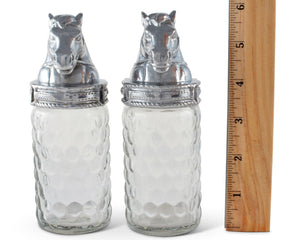 Arthur Court Equestrian Horse Salt and Pepper Set