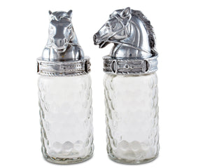 Arthur Court Equestrian Horse Salt and Pepper Set