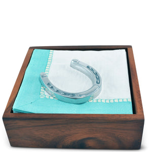 Arthur Court Equestrian Horseshoe Napkin Weight