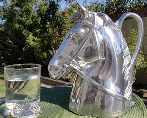 Arthur Court Equestrian Thoroughbred Pitcher