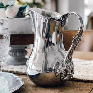 Arthur Court Fleur De Lis Acanthus Pitcher