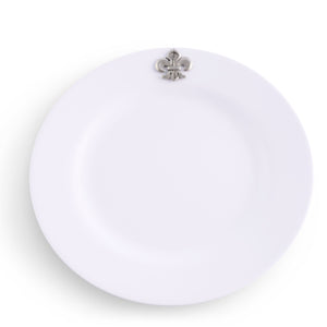 Arthur Court Fleur De Lis Fleur de lis Melamine Lunch Plates - Set of 4