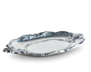 Arthur Court Fleur De Lis Fleur-De-Lis Oval Tray