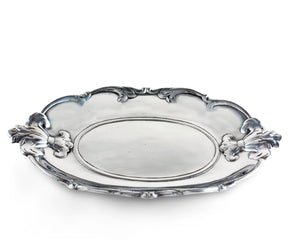 Arthur Court Fleur De Lis Fleur-De-Lis Oval Tray