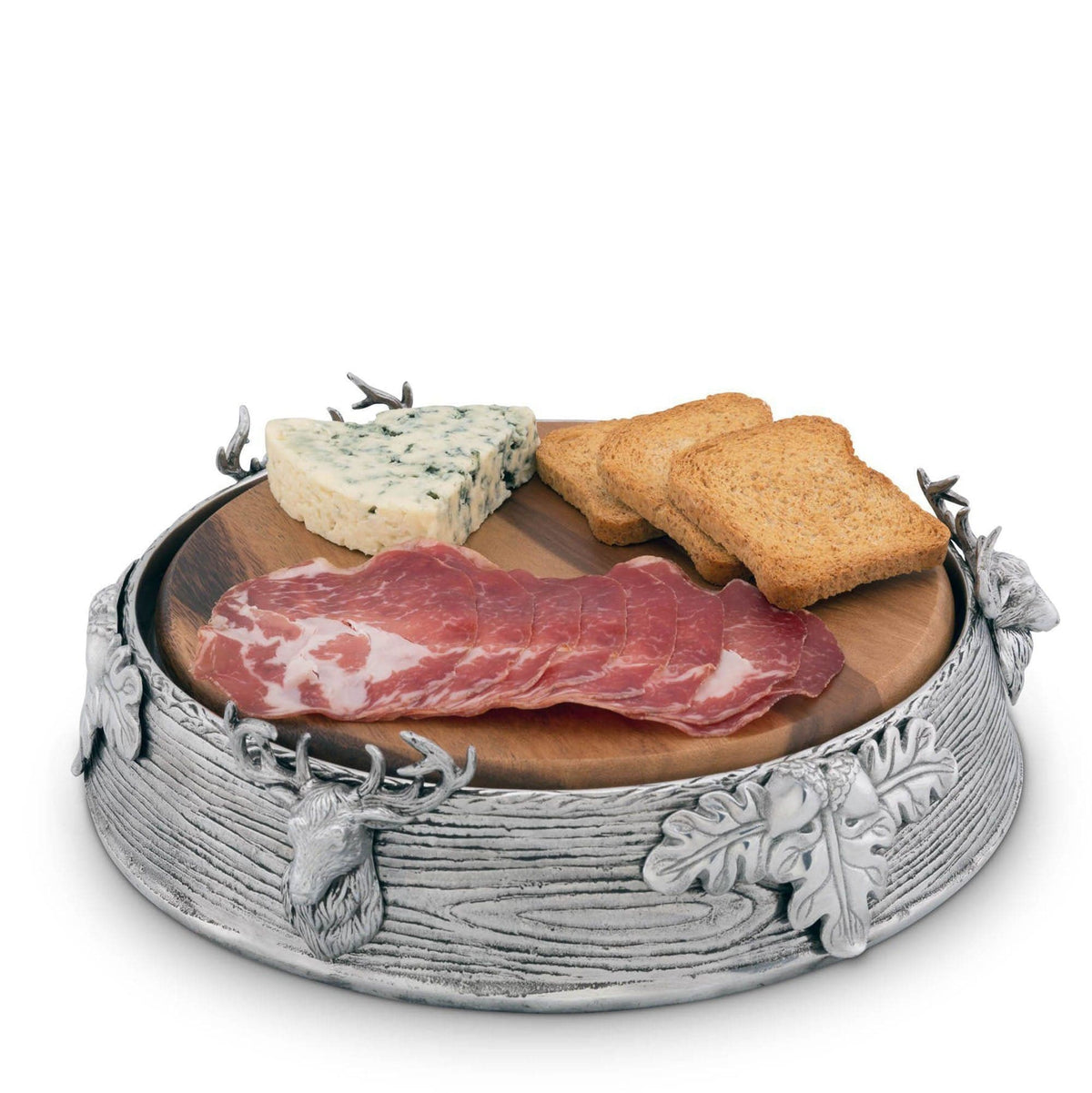 Arthur Court Forest Elk Cheese Pedestal