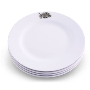 Arthur Court Forest Oak Leaf Melamine Lunch Plates - Set of 4