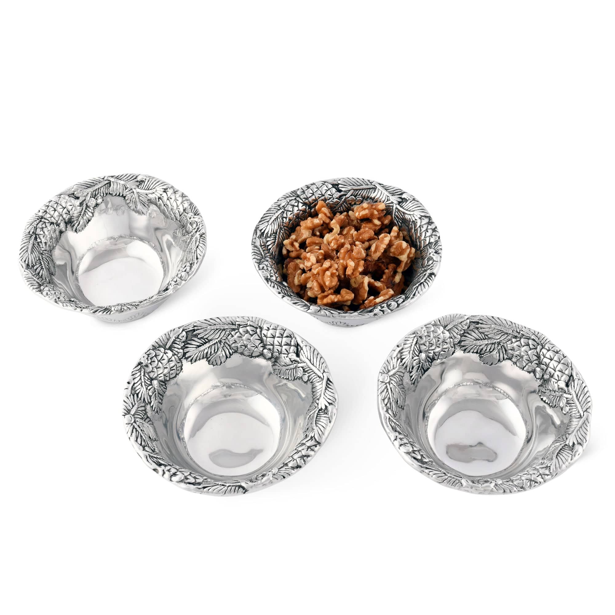 Arthur Court Forest Pine Cone Forest Dip Bowl Set of 4