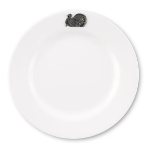 Arthur Court Game Birds Turkey Melamine Lunch Plates - Set of 4