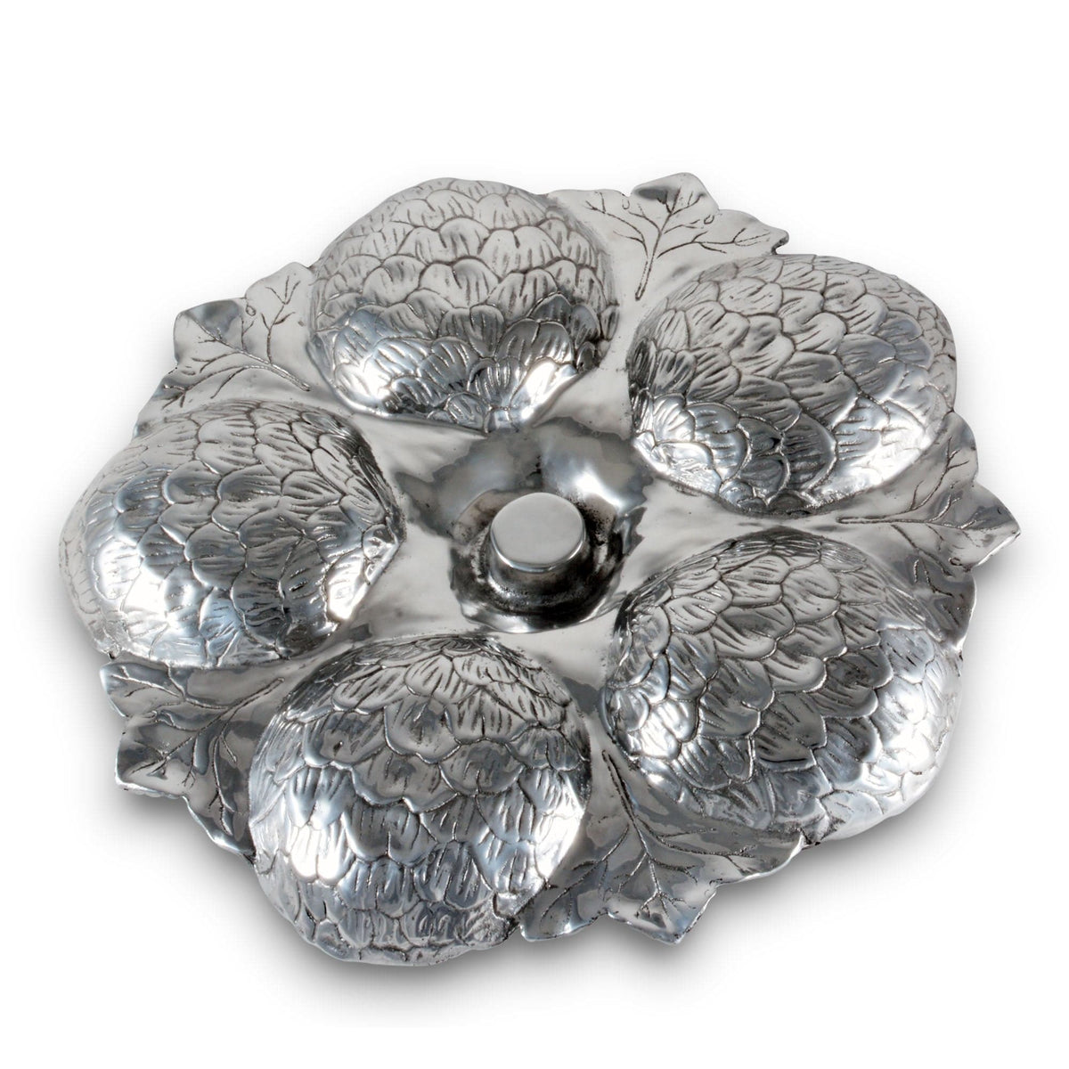 Arthur Court Grape Artichoke 5 Section Snack Tray