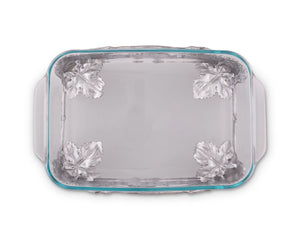 Arthur Court Grape Elevated Grape Pyrex Holder 3qt