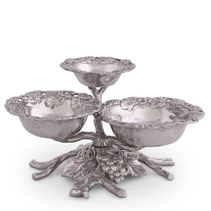 Arthur Court Grape Grape 3-Tiered Bowl