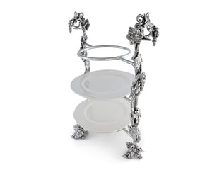 Arthur Court Grape Grape Dinner Plate Caddy