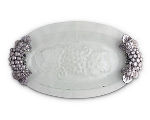 Arthur Court Grape Grape Glass Platter