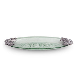 Arthur Court Grape Grape Glass Platter