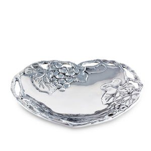 Arthur Court Grape Grape Heart Coupe Tray