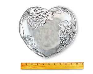 Arthur Court Grape Grape Heart Coupe Tray