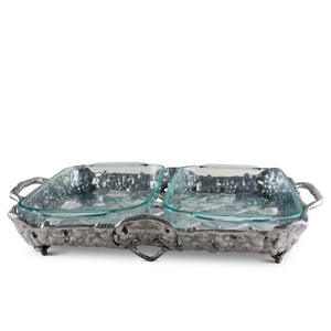 Arthur Court Grape Grape Pyrex Holder 2qt