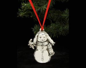 Arthur Court Holidays 2013 Snow Bunny Ornament Bunny Annual Christmas Ornament