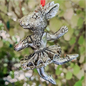 Arthur Court Holidays 2019 Bunny Ballerina Ornament Bunny Annual Christmas Ornament