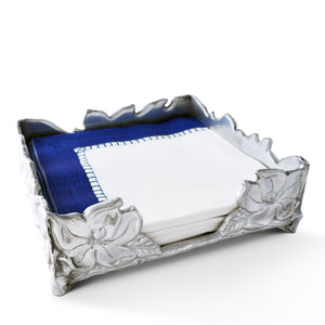 Arthur Court Magnolia Magnolia Luncheon Napkin Box