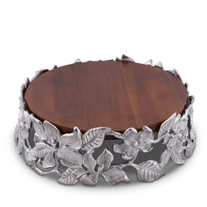 Arthur Court Magnolia Magnolia Wood Cheese Pedestal