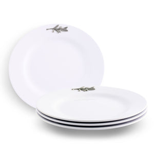Arthur Court Olive Grove Olive Melamine Lunch Plates - Set of 4