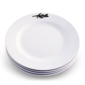 Arthur Court Olive Grove Olive Melamine Lunch Plates - Set of 4