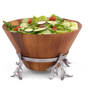 Arthur Court Olive Grove Olive Wood Salad Bowl