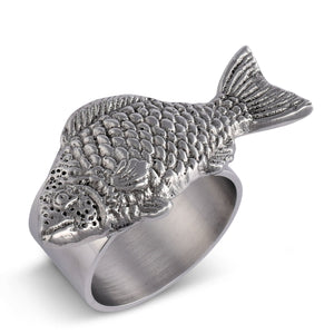 Arthur Court Sea and Shore Fish Napkin Rings - set of 4