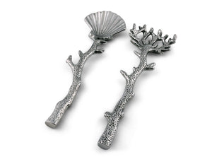 Arthur Court Sea and Shore Shell and Sea Life Serving Set