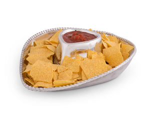 Arthur Court Western Frontier Cowboy Chip and Dip