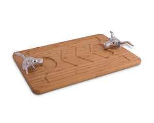 Arthur Court Western Frontier Longhorn Carving Board