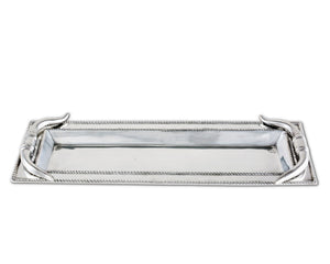 Arthur Court Western Frontier Longhorn Oblong Tray