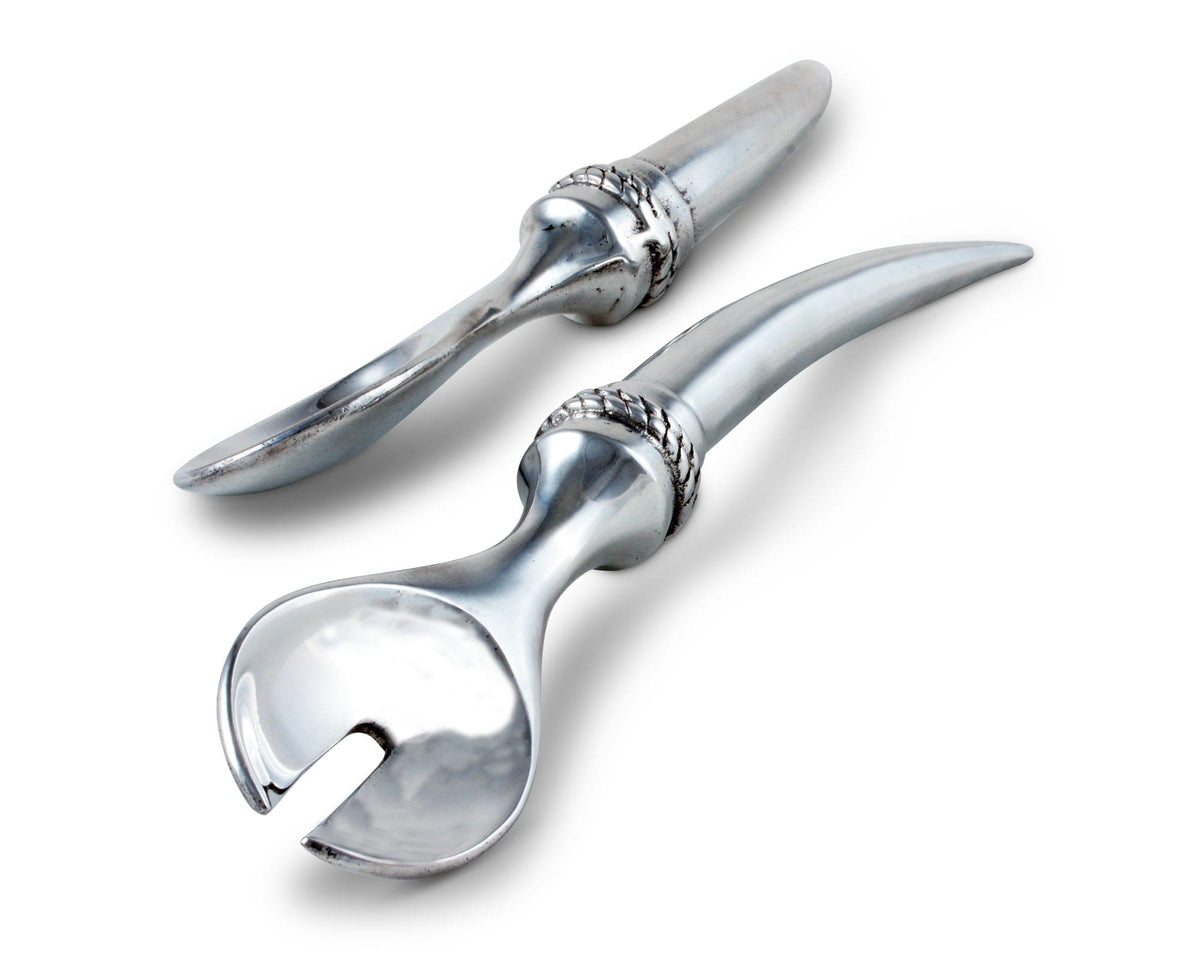 Arthur Court Western Frontier Longhorn Serving Set