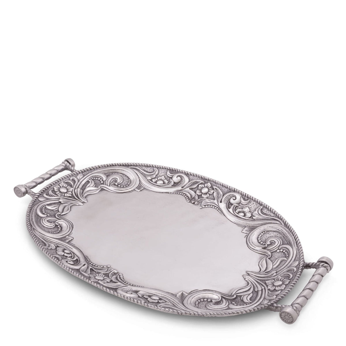 Arthur Court Western Frontier Western Leather Serving Tray