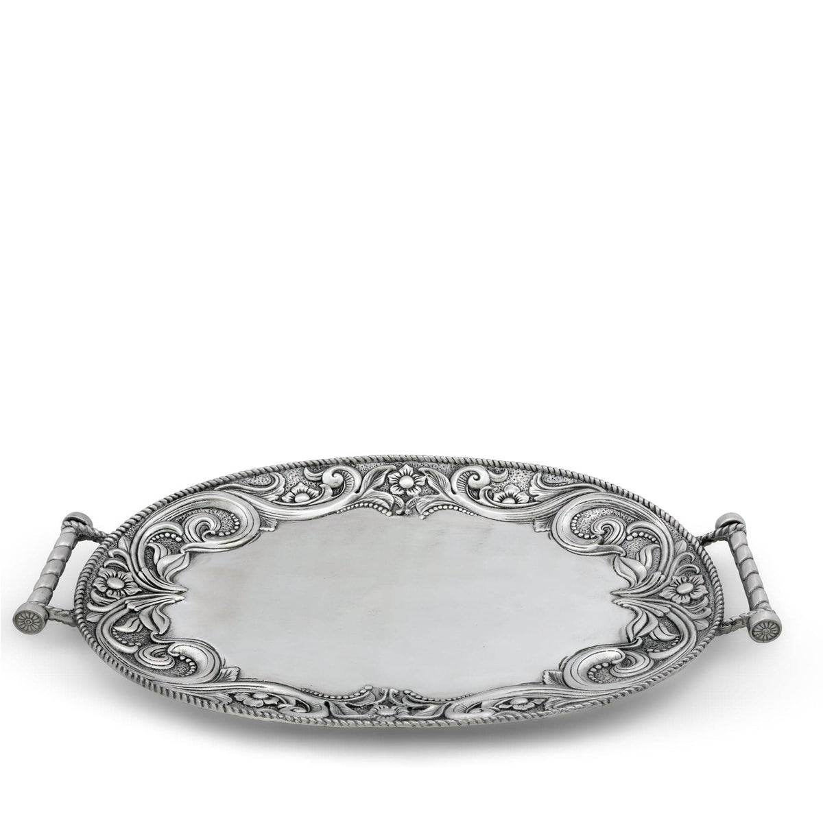 Arthur Court Western Frontier Western Leather Serving Tray