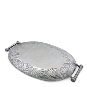 Arthur Court Western Frontier Western Leather Serving Tray