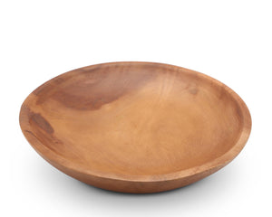 Arthur Court Wood Bowls / Boards Calabash Round Acacia Wood Salad  Bowl