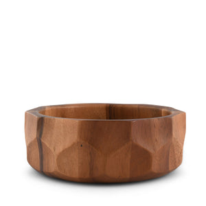 Arthur Court Wood Bowls / Boards Diamond Pattern Single Acacia  Wood Salad Bowl
