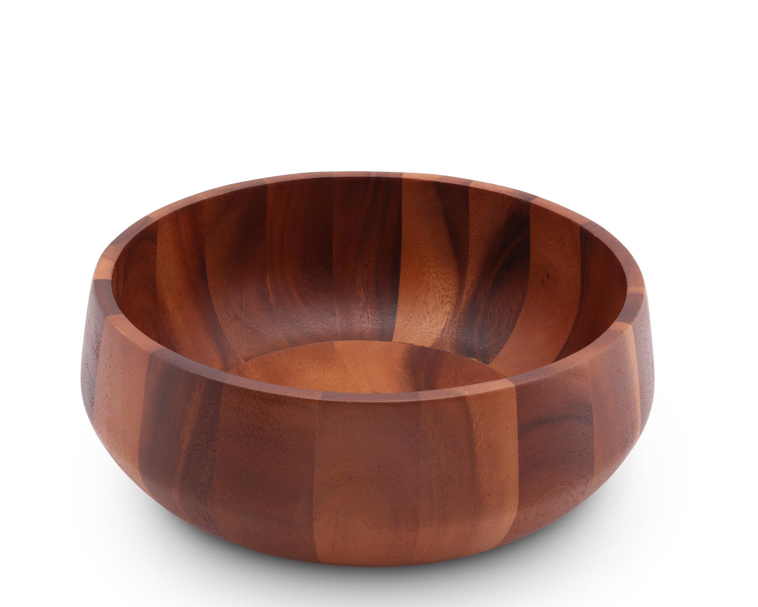 Large Salad Bowl, Wooden Bowl, Handmade Acacia Wood Big Bowl for