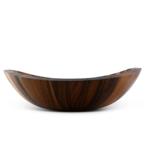 Arthur Court Wood Bowls / Boards Munich Pattern Large Acacia  Wood Salad Bowl